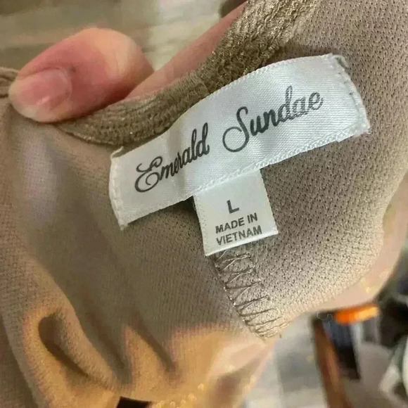 Emerald Sundae bodycon dress size large - Picture 3 of 7